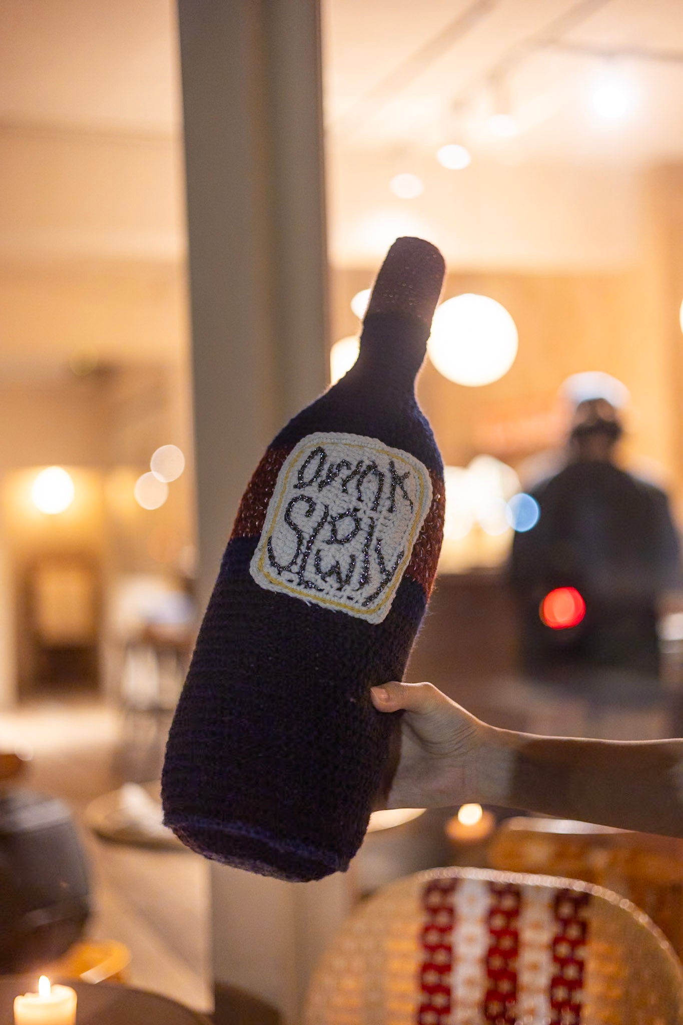 "Drink Slowly" Pillow