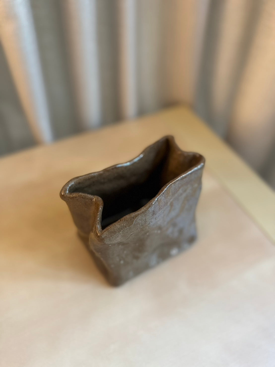 Paper bag Vase