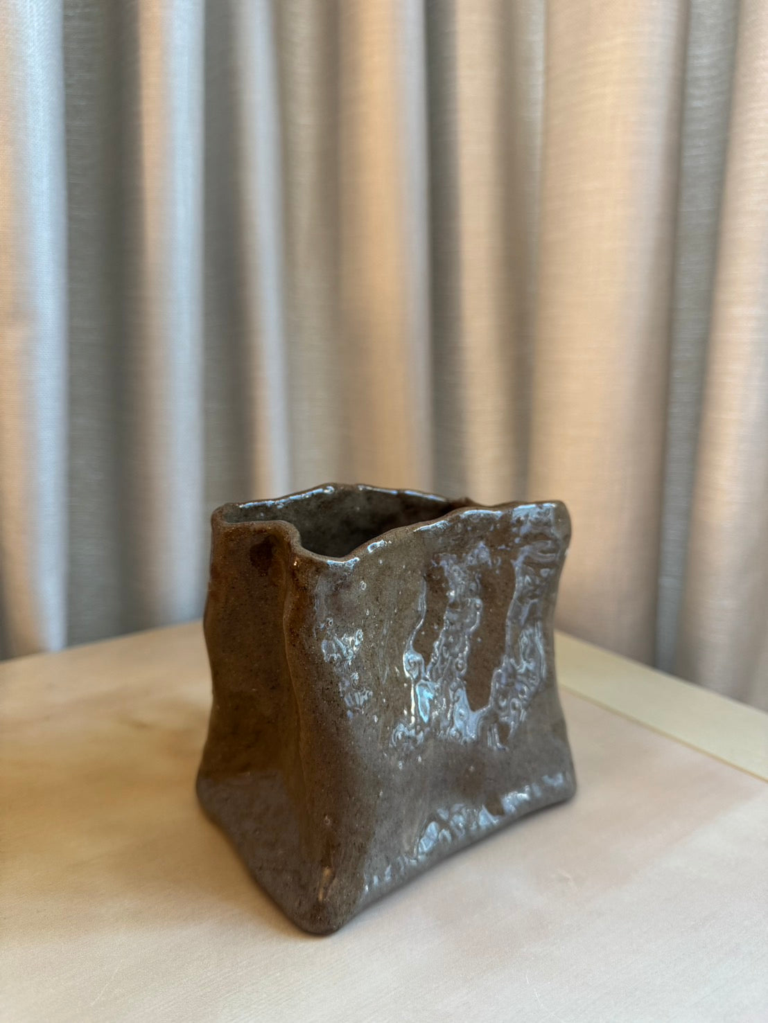 Paper bag Vase