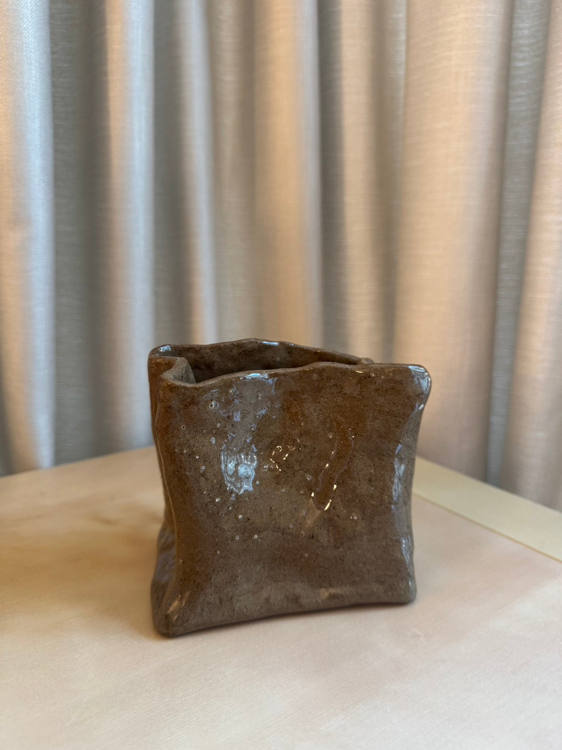 Paper bag Vase