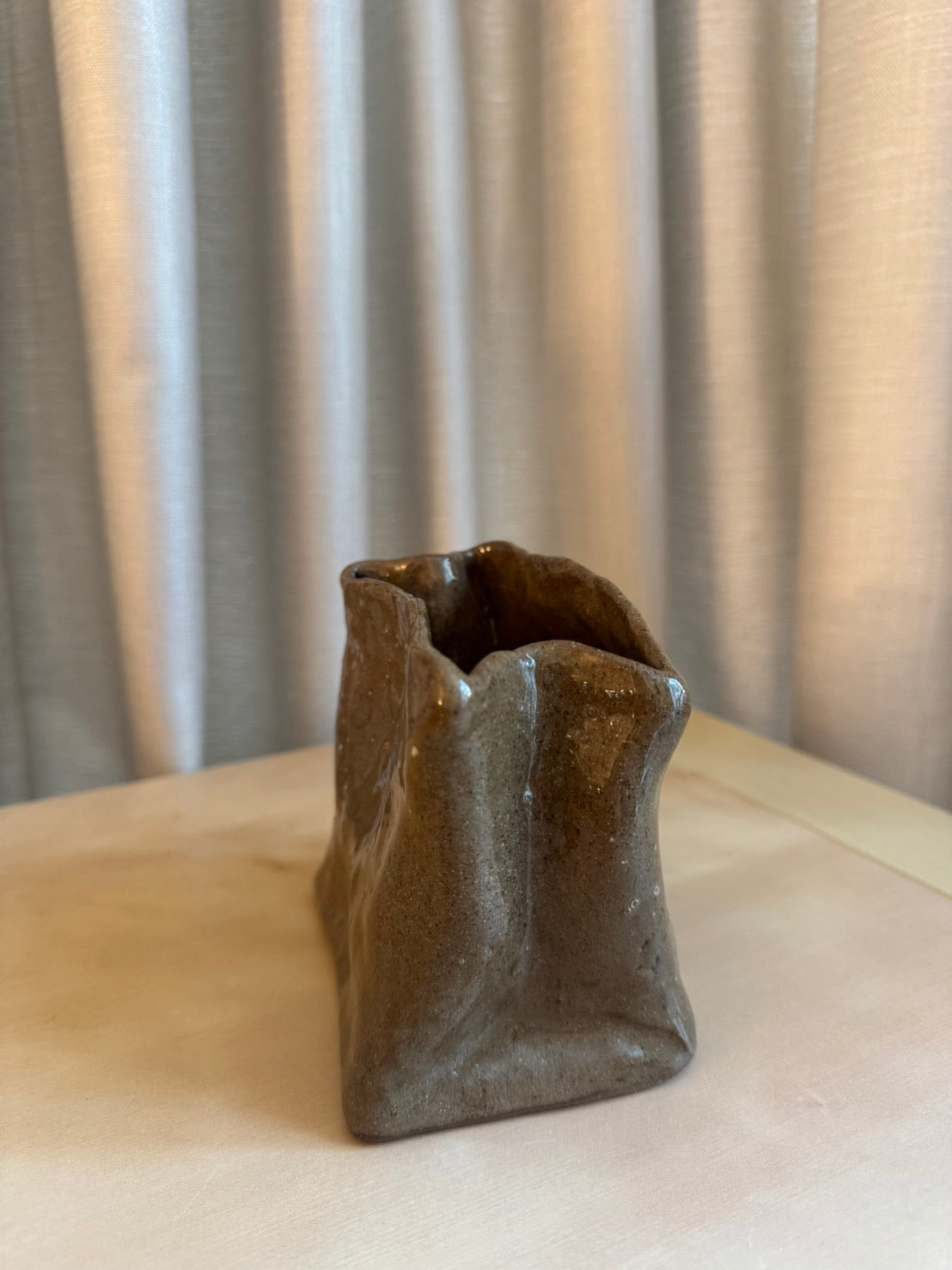 Paper bag Vase