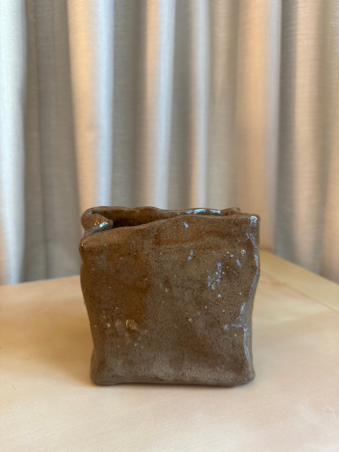 Paper bag Vase