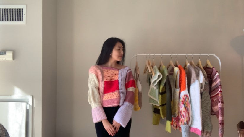 Raspberry Sweater